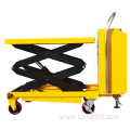 Small hand push hydraulic lifting platform